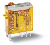 Relé miniatura 2P 8A 24V AC, LED 46.52.8.024.0054