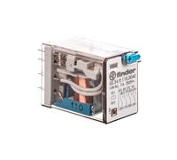 Relé miniatura 4P 7A 110V DC botón 55.34.9.110.0040