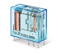 Relé miniatura PCB 2P 10A 24V DC 40.62.9.024.0000