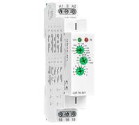 Relé Multifunción 10A de GRT6-M1 AC230V, 1 Interruptor Inteligente Temporizado de SPDT con 10 Funciones, Para Automatización Industrial y Doméstica
