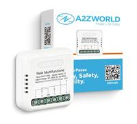 Relé multifunción 8 modalidades en 1, paso paso, temporizador de 3 minutos, monoestable, conmutador, alternancia A/B, 3/4 secuencias de luz, montaje empotrado y barra DIN, silencioso con memoria, 2 x