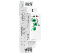 Relé Multifunción AC/DC24V-240V GRT6-M1 con Amplio Intervalo De Retardo, 1 Interruptor SPDT Inteligente Temporizado 10A, 10 Funciones Ideal para Aplicaciones en Automatización