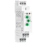 Relé Multifunción AC/DC24V-240V GRT6-M2 con Amplio Intervalo De Retardo, 2 Interruptor SPDT Inteligente Temporizado 10A, 10 Funciones Ideal para Aplicaciones en Automatización