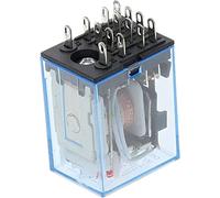 Relé MY4NJ Bobina AC12V AC24V DC12V DC24V DC36V AC110V AC220V AC380V HH54P 5A 220V de propósito general electromagnético en miniatura(DC 12V)