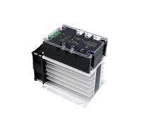 Relé regulador de voltaje con disipador calor, 220V, 380V, 100A, 120A, Control monofásico, módulo aislamiento mejorado, estabilizador CA(100A,220V)