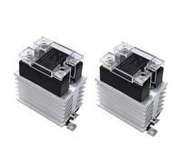 Relé regulador de voltaje de potencia LCTC 4-20 mA, 0-10 V, 0-5 V, manual, con disipador de calor, relé de estado sólido, 60 A, 80 A, monofásico, DA, AA, DD, VA, 1 unidad(80A,VA Manual Type)