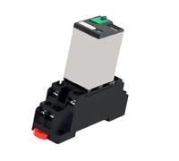 Relé RXM2AB2JD DC12V 12A 2NO+2NC con base para aislamiento de señal eléctrica y conmutación lógica y amplificación de salida