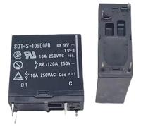Relé SDT-S-109DMR, SDT-S-112DMR, SDT-S-124DMR, SDT-S-124DMR, 9 V, 12 V, 24 V, 10 A, 4 pines, lote de 10 unidades(SDT-S-109DMR)