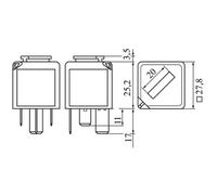 Relé, sistema de incandescencia BOSCH 0 986 332 050