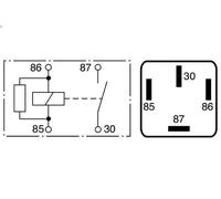 Relé, sistema de precalentamiento para BOSCH 0 986 332 002 para KUGA I 2 2008-