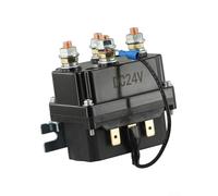 Relé solenoide de cabrestante de 24 V 250 A para SUV de 9000 libras, contactor de alta capacidad de amperios con control remoto inalámbrico, aleación de plata, resistente a la intemperie