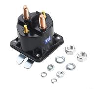 Relé solenoide de servicio continuo de 12 V para motores de bomba | Voltaje nominal de 12 V, corriente continua de 150 A, diseño de 4 terminales, se adapta a motores de bomba hidráulica