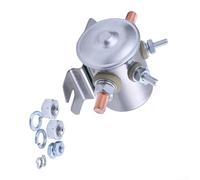 Relé solenoide para carrito de golf de 24 V 150 A CC con contactos plateados y 9 x 7,5 x 7,5 cm. Dimensiones del embalaje