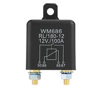 Relé Starter Relé Relé de Arranque de Automóvil 12V 100 A Servicio Pesado Normalmente Abierto de 4 Pines de 4 Pines para Controlar la Batería en los Vehículos Automotrices