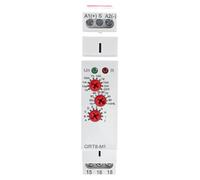 Relé temporizado AC/DC12-240 V multifunción 1 SPDT temporizador 10 modos de retardo 0,1 s-10 días con guía DIN 35 mm- Control de precisión industrial y doméstico