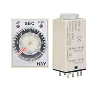 Time Relay 24V DC H3Y-2 Temporizador de retardo de 8 Pines Interruptor de Control de Tiempo 1/3 / 6/10/30 / 60S(6S)