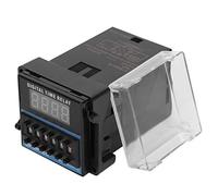 Relé Temporizador Ajustable Profesional DC24V, Control de Tiempo de Ciclo, Alta Precisión y Amplio Rango de Retardo - Alta Conductividad, Bajo Consumo, Uso Industrial (CA 110 V.)