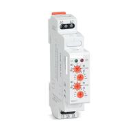 Relé temporizador de ciclo asimétrico 220v relé intermitente electrónico doble ajustable 12-240v AC/DC cíclico repetición(AC DC 12-240V)