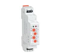 Relé Temporizador de Ciclo asimétrico 220v relé Intermitente electrónico Doble Ajustable 12-240v AC DC Temporizador cíclico de repetición Compatible con(AC DC 12-240V)
