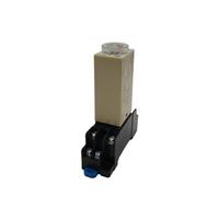 Relé temporizador de retardo con perilla giratoria 10S/30S/60S/3M/5M/10M/30M/60M, CA 220 V, CC 24 V, 12 V, H3Y-2 con base de enchufe.