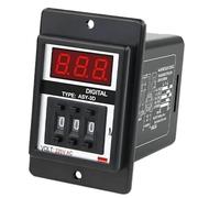 Relé temporizador de retardo programable ASY-3D de 8 pines con Base AC220V/DC24V 1-999s 999m 99,9s 99,9m relé temporizador de pantalla Digital(999M AC220V)
