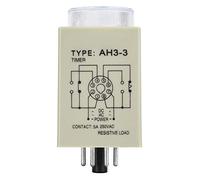 Relé Temporizador Electrónico 8 Pines 60 Minutos Retardo Ajustable 24V-380V Relé Interruptor Temporizado para Automatización Industrial Industrial (220V)