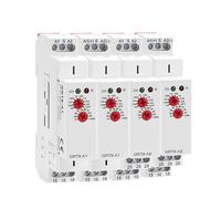 Relé temporizador electrónico de retardo de encendido GRT8-A de 16 A, 12 V, 24 V, 220 V, tipo riel, CA 230 V o CA/CC 12-240 V(GRT8-A2-AC230V)