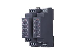 Relé temporizador intermitente asimétrico FCT18-S 18mm para carril DIN AC/DC 12V, 24V, 48V, 110V, 220V, para CVC, panel de control, control de bomba(2CO contactos,DC24V)