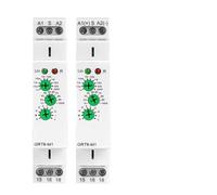 Relé Temporizador Multifunción 10A ACDC24~240V Carril Din 0,1 S-10 Días Relé De Retardo De Tiempo Con 10 Opciones De Funciones 220V GRT6-M(GRT6-M2 ACDC24V-240V)