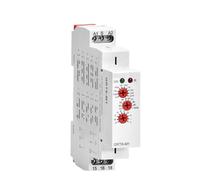 Relé temporizador multifunción ajustable GRT8-M con 10 opciones de funciones CA CC 12V 24V 220V 230V relé de tiempo carril Din 1 Uds(GRT8-M1 AC230V)