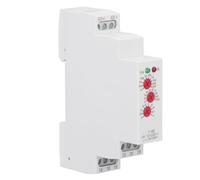 Relé Temporizador Multifunción Carril DIN 0,1s-10Días AC DC 12-240V | Carcasa PC Ignífuga Montaje Carril DIN Chip SMT Precisión Control Industrial Ventilador Motor Calefaión Iluminación