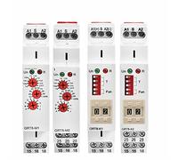 Relé temporizador multifunción electrónico ajustable o ajuste Digital interruptor 12V 24V 48V 110V 220V GRT8-M GRT8-K 1 Uds(Grt8-m1-acdc12-240v)