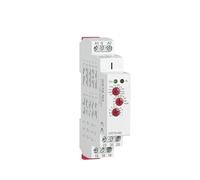 Relé temporizador multifunción en carril Din AC DC 12V 24V 220V SPDT DPDT interruptor de Control relé de tiempo multifunción GRT8-M(2 Group ACDC12-240V)