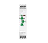 Relé temporizador multifunción GRT6-M 10A CA/CC 24-240 V 0,1 s-10 días | AC/DC24-240V 0.1s-10 Días 10 Modos de Función Carril DIN(GRT6-M1 ACDC24V-240V)