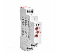Relé temporizador multifunción GRT8-M 16A con 10 opciones de función AC DC 12V 24V 220V 230V relé tiempo 1 Uds(GRT8-M1 AC230V)