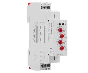 Rele Temporizador,Rele 220v,Contactor 220v,GRT8-S1 Mini Temporizador de Ciclo asimétrico Encendido/Apagado Repetir Ciclo de Tiempo DIN Rail
