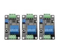 Relé Temporizador, retardo de CC Relé Temporizador Retardo de autobloqueo Super 555 Temporizador con retardo Encendido Retardo Apagado Módulo Temporizador Ajustable(DC12V)