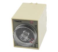 Relé temporizador serie ST3PC de CA 220 V, 380 V, 24 V, tiempo de retardo del temporizador 0,5 s/5 s/30 s/3 min(380VAC)