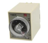 Relé temporizador ST3PC-B CA 220 V 110 V 380 V CA/CC 24 V 12 V Tiempo de retardo del temporizador 1 s/10 s/60 s/6 min(12VAC DC)