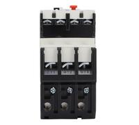 Relé Térmico de Sobrecarga Ajustable BR2-25, Protección Motor Eléctrico, Corriente 0.63-32A - Reset Manual y Automático, Protección Contra Rotura de Fase, Uso Industrial (2.5-CHA)