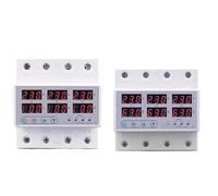 Relé trifásico TOVPD3-63VA for carril DIN, 3 x 220 V, 380 V(100A without N 380V)