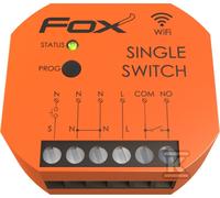 Relé Wi-Fi individual 230V FOX SWITCH WI-R1S1P-P