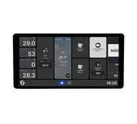 Relé Wi-Fi Shelly X2i Silver 6,95" Control centralizado Wi-Fi 6 y Bluetooth Empotrable