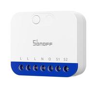 Relé Wi-Fi Sonoff MINI-DIM Matter Control iluminación Monitorización energía Empotrable
