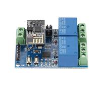 Relé WiFi de doble canal 5V ESP8266 Módulo de relé WiFi IOT Interruptor remoto de la aplicación de teléfono inteligente