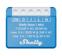 Relé Z-Wave Shelly Wave 1 Mini LR Control iluminación Empotrable Contacto seco