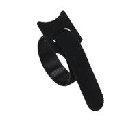 Releasable Cable Ties Wire Organizer Black 15 20 25 30cm Nylon Hook Loop Straps Wrap Zip Bundle Bandage Tie Plastics Fastening(Black,150mm x 30pcs)