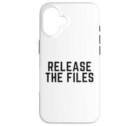 RELEASE THE FILES Carcasa para iPhone 16