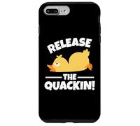 Release The Quackin Funny Duck Lover Men Women Carcasa para iPhone 7 Plus/8 Plus
