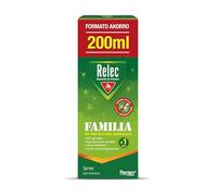 Relec Familia Spray Antimosquitos, Repelente de Mosquitos 200 ml, Sin Olor ni Alcohol, Eficaz Contra El Mosquito Tigre, Protección contra Picaduras de Mosquitos en Zonas Templadas